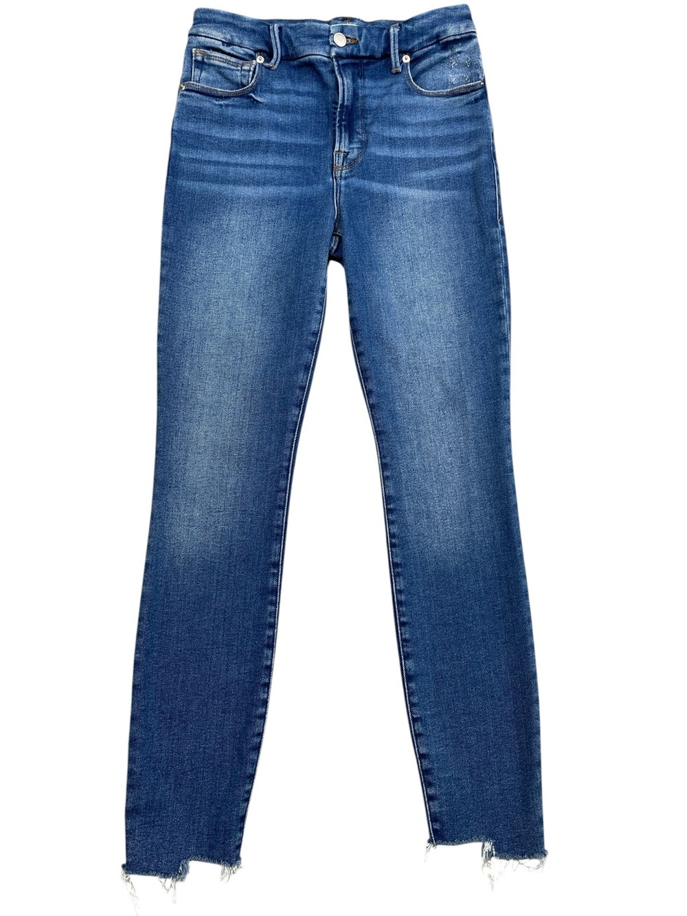 Good American Good Legs Blue Skinny Ankle Jeans Size 2
